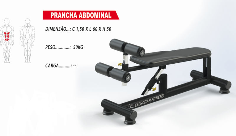 Prancha abdominal (Linha TOP)