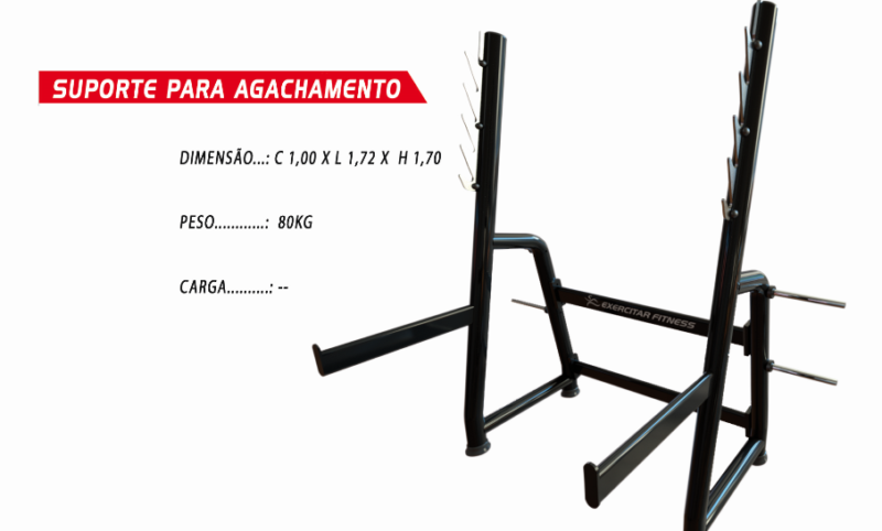 Suporte de agachamento (Linha TOP)